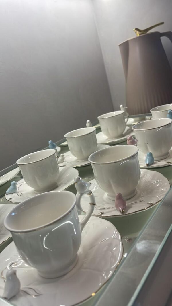 CONJUNTO 6 XICARAS DE CAFÉ COM PIRES - Imagem 2