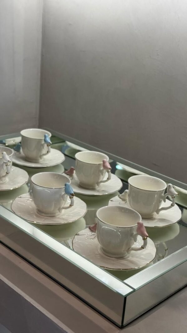 CONJUNTO 6 XICARAS DE CAFÉ COM PIRES - Imagem 3